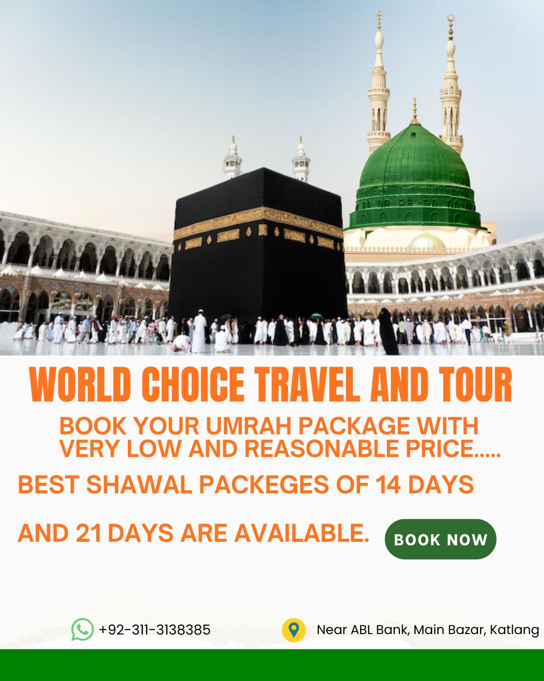 Book Your Umrah Package with Very Reasonable Price